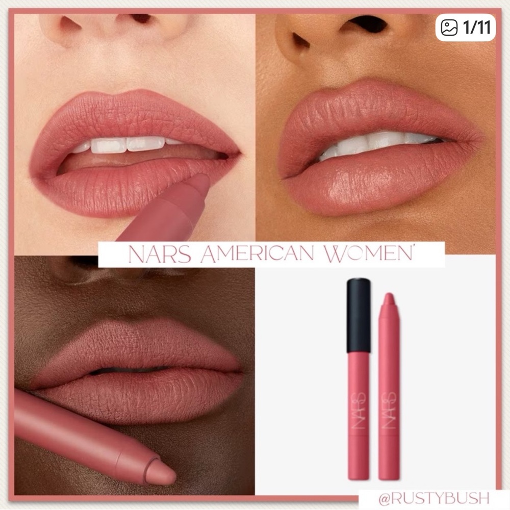 New! NARS Velvet Matte Lip Pencil - American Women - Picture 1 of 3